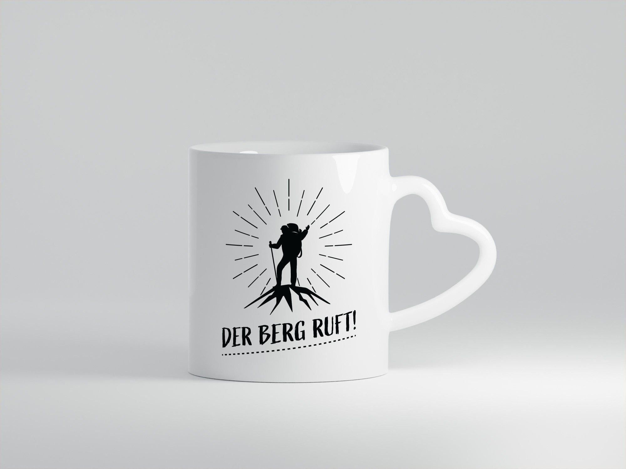 Der Berg ruft | Bergsteiger Humor Geschenkidee Tasse