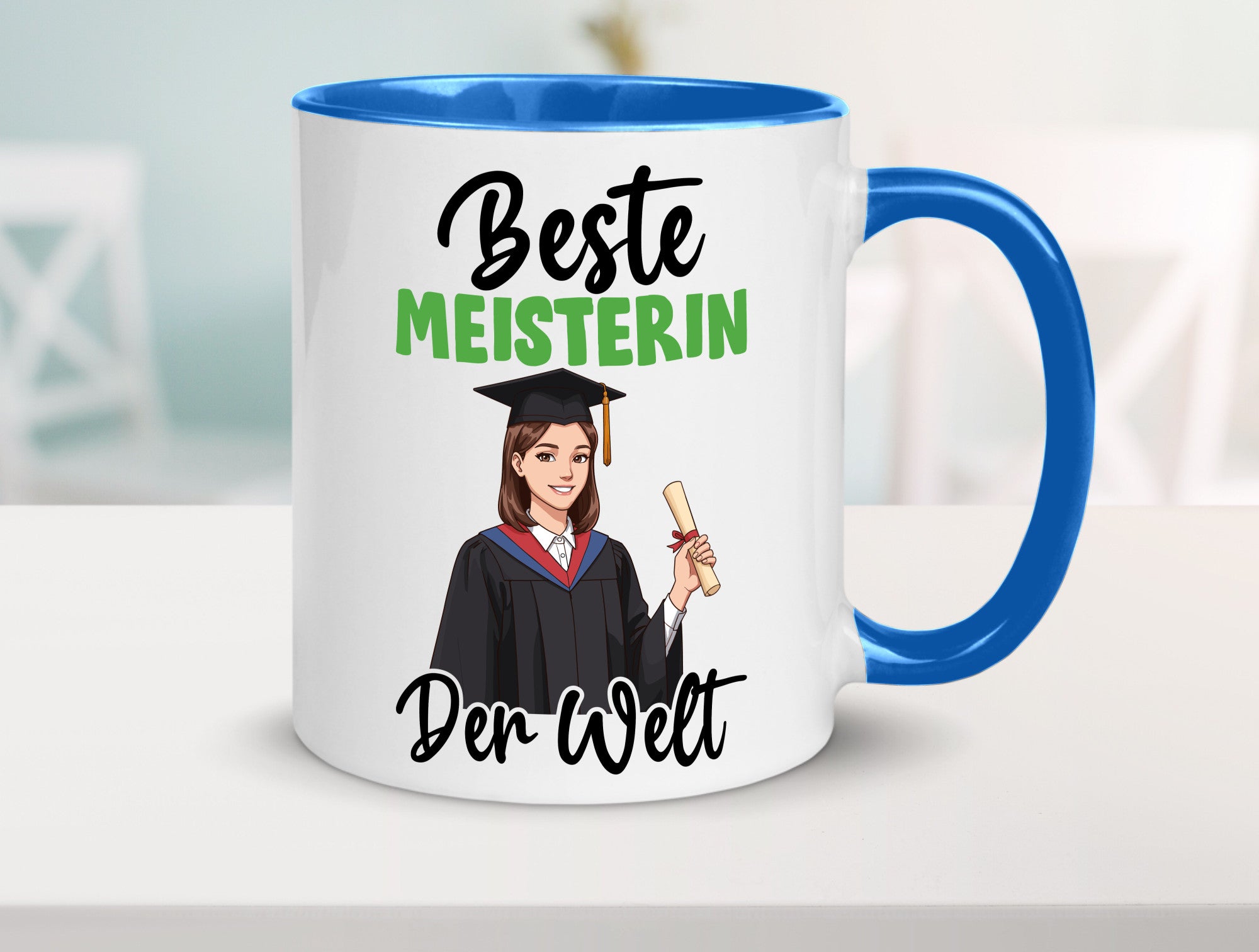 Beste Meisterin | Meisterbrief v2 Geschenk Humor Geschenkidee lustiger Spruch