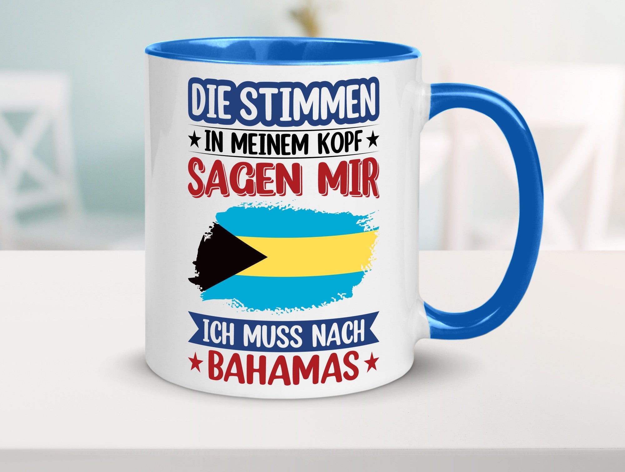 Bahamas | Urlaub Stimmen in meinem Kopf Traumland Geschenk Humor Geschenkidee