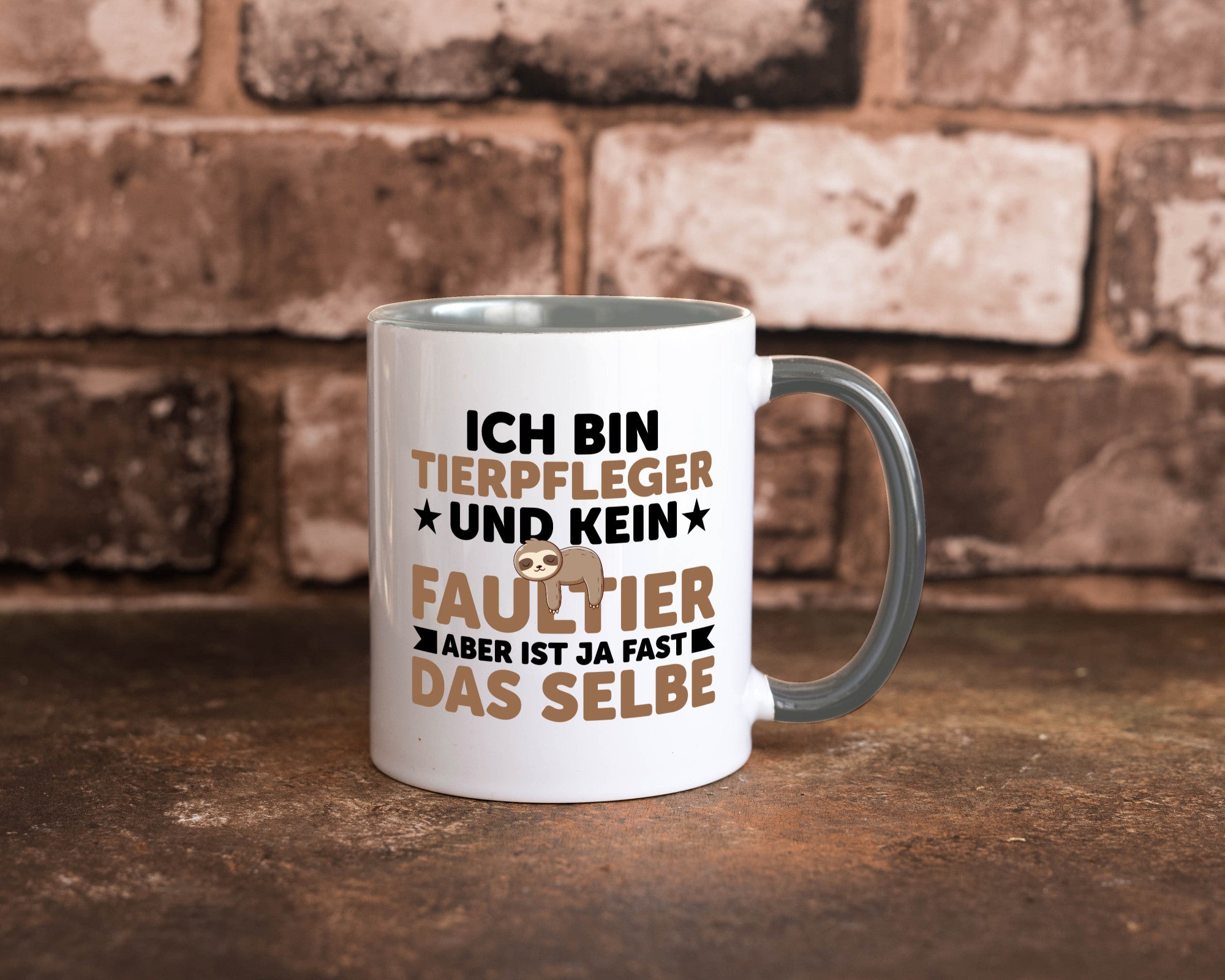 Ich bin kein Faultier: Tierpfleger | Pflegeberuf Tierheim v2 lustiger Spruch