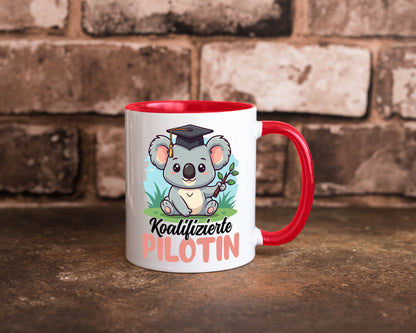 Koalifizierte Pilotin | Definition Piloten lustig Humor Geschenkidee Geschenk