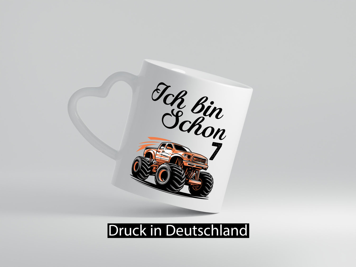 7. Geburtstag | Monster truck 7 Jahre lustiger Spruch Geschenk Geschenkidee