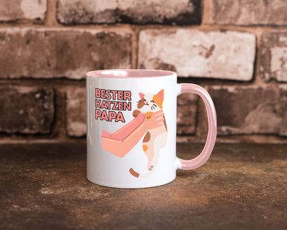 Bester Katzenpapa | Katze Gabel Geschenk Tierliebhaber Humor lustiger Spruch