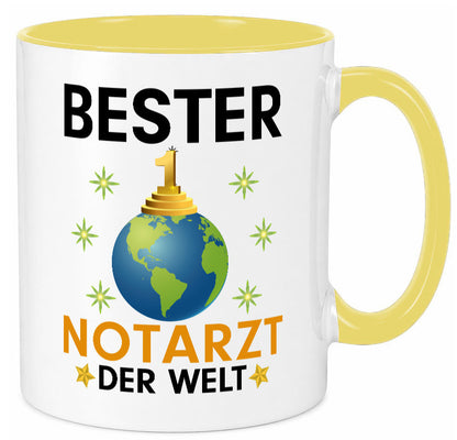Welt Bester Notarzt | Arzt lustiger Spruch Geschenk Humor Geschenkidee Tasse