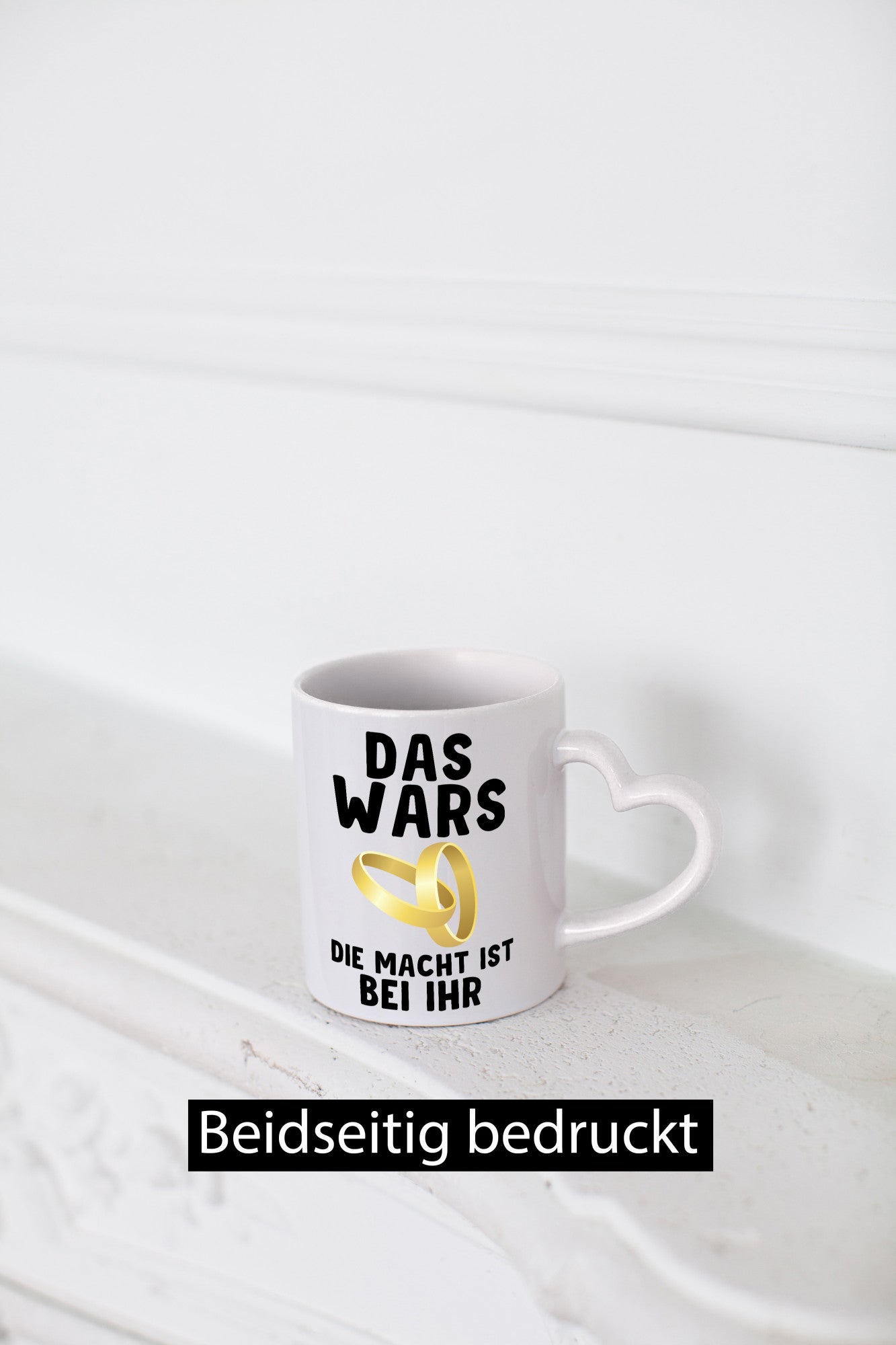 Die macht ist bei ihr | Hochzeit Tasse Ehemann Ehe Geschenk Humor Geschenkidee