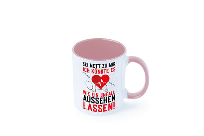 Sei nett zu mir | Krankenschwester Arzt Klinik Spritze v2 lustig Humor