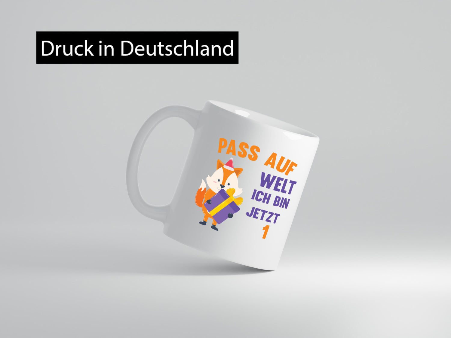 Pass auf Welt ich bin jetzt 1 | Baby Geburtstag lustiger Spruch Geschenk