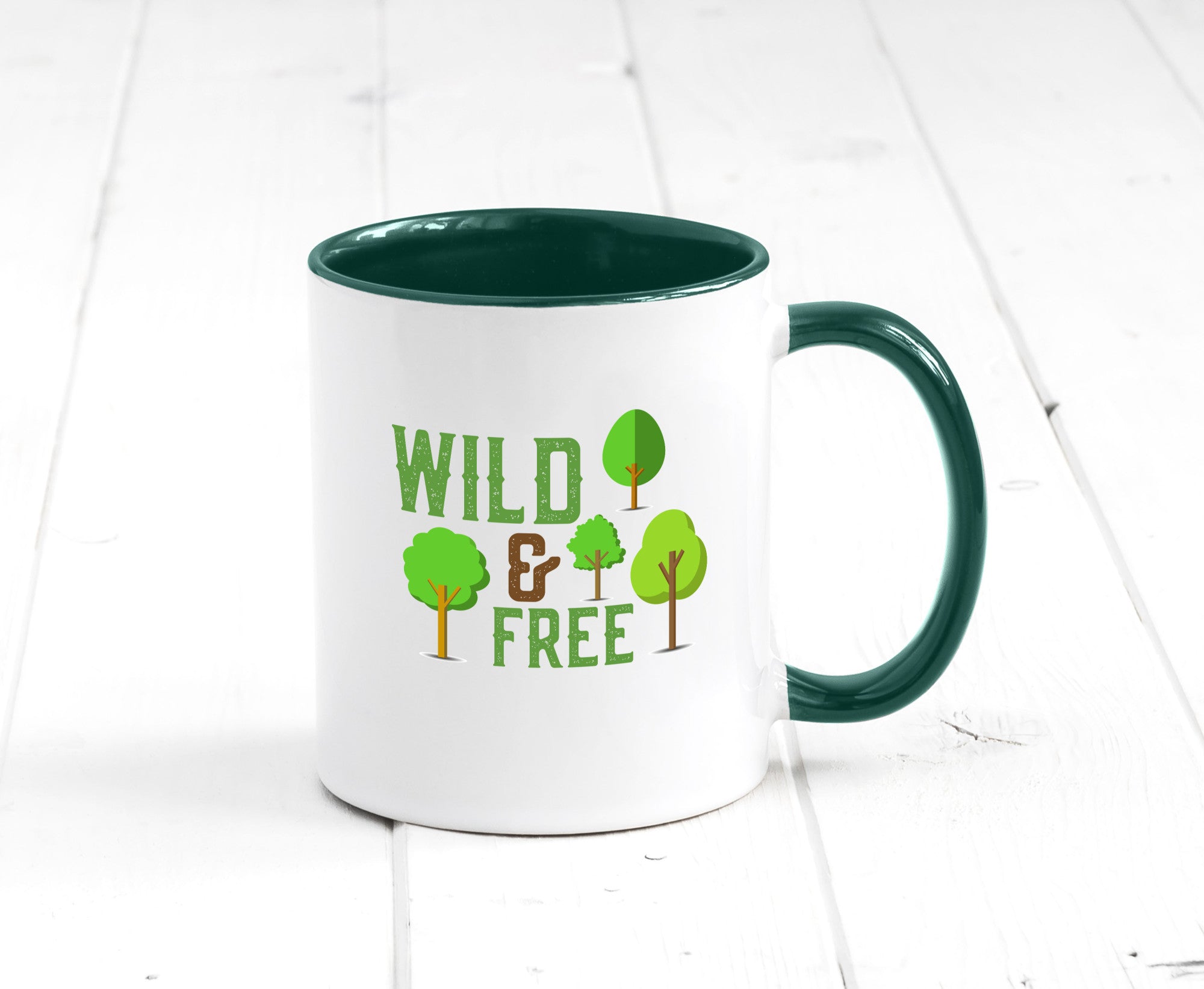 Wild and free | Freiheit Camper Hobbycamper Geschenkidee Humor Tasse