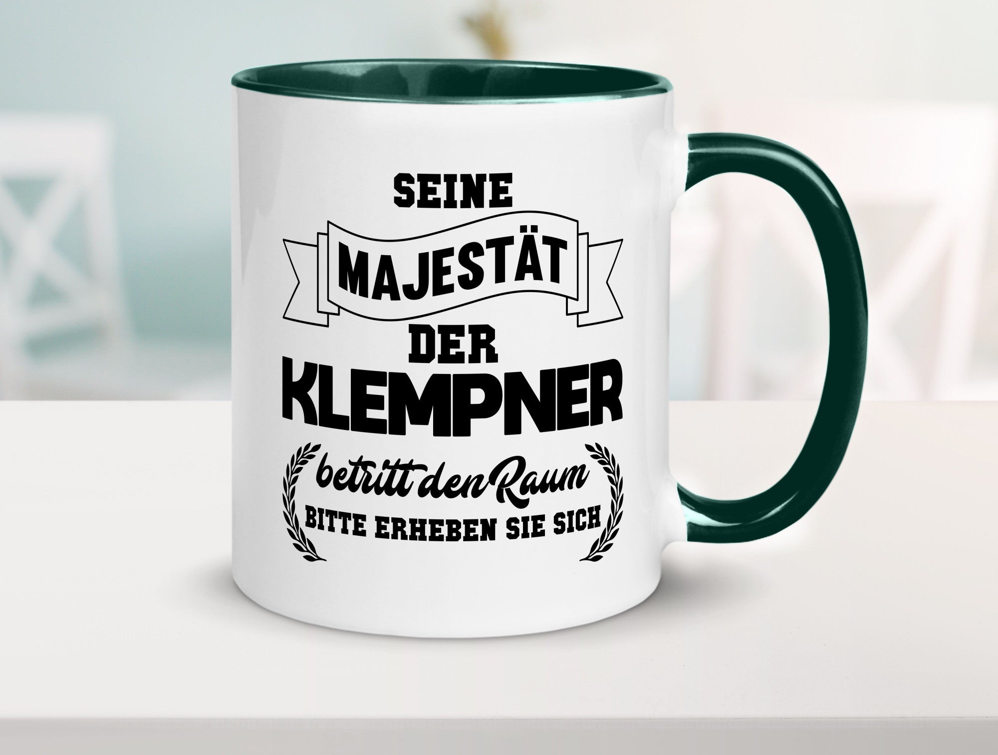 Der Klempner betritt den raum | Geschenk Humor Geschenkidee lustiger Spruch