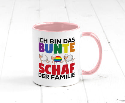 LGBTQ+ Tasse | Buntes Schaf Regenbogen Humor Geschenkidee