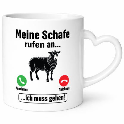 Meine Schafe rufen an | Biobauer Bauer Landwirtschaft Geschenk Humor