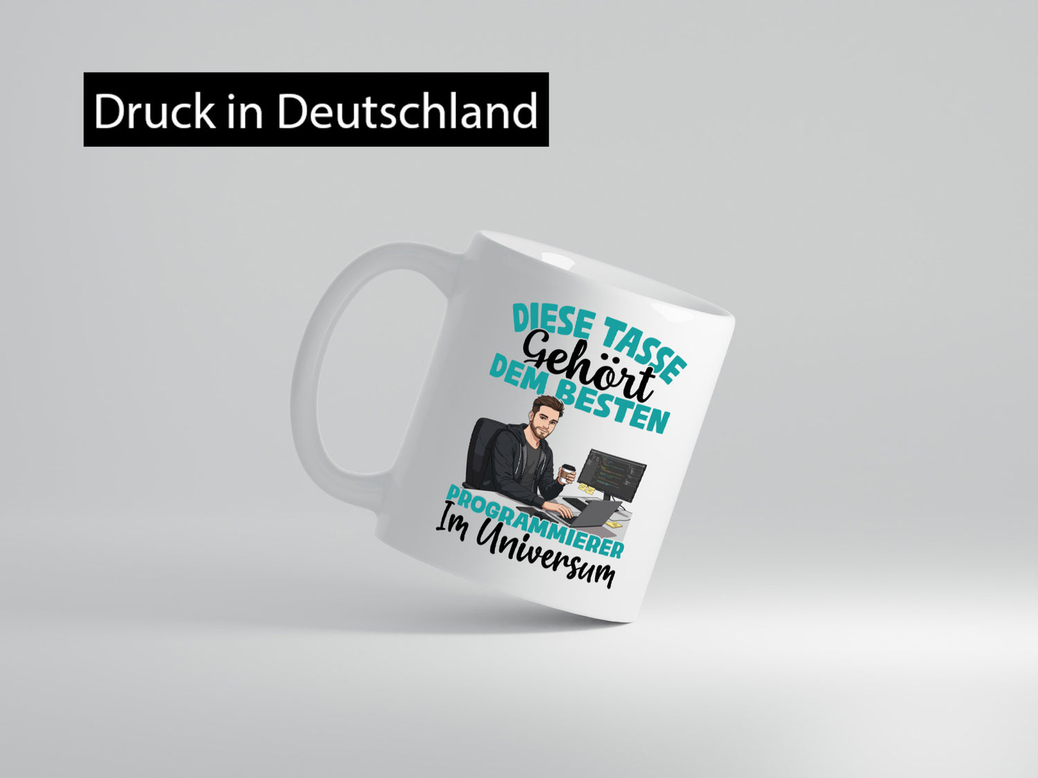 Im Universum: Programmierer | Software Entwickler Humor Geschenkidee Tasse