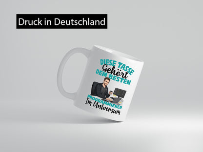 Im Universum: Programmierer | Software Entwickler Humor Geschenkidee Tasse