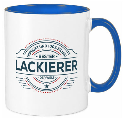 Geprüft und sicher: Lackierer | Definition lackieren Geschenk Humor