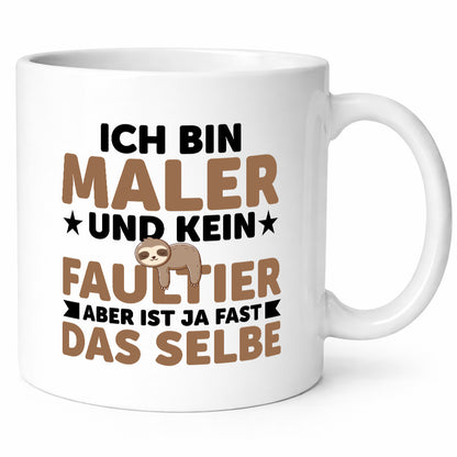 Ich bin kein Faultier: Maler | Malerei v2 lustiger Spruch Geschenk