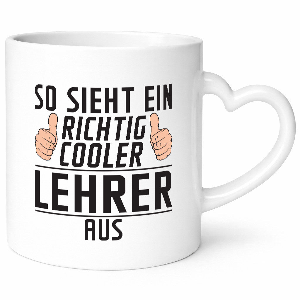 Richtig Cooler Lehrer | Schule Beruf Schüler Humor Arbeit Kollegen Büro