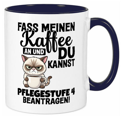 Fass meinen Kaffee an | Pflegestufe 4 Krankenschwester v3 Geschenkidee Humor