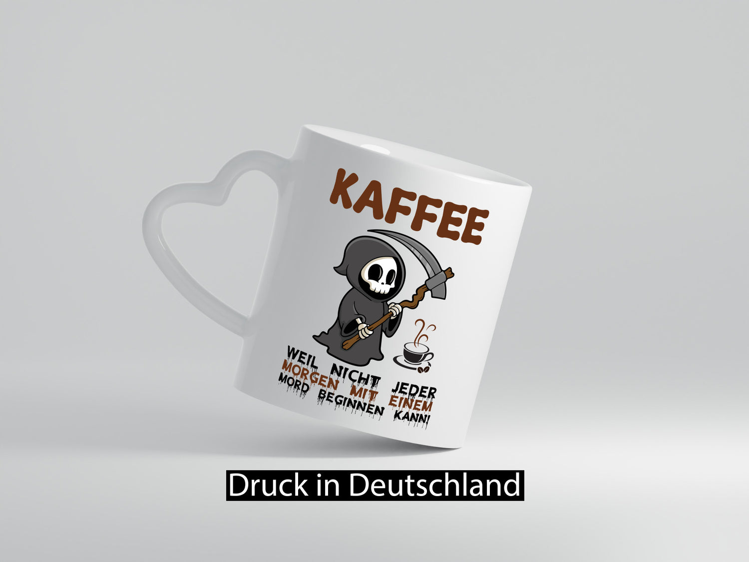 Nicht jeder morgen beginnt mit einem Mord | Sensenmann lustig Humor