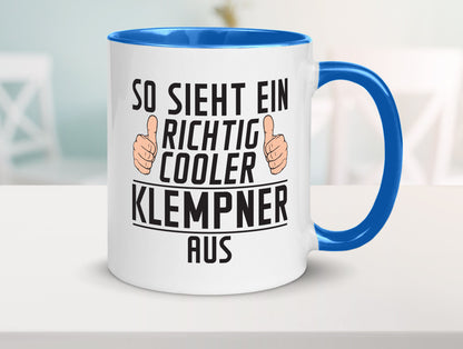 Richtig Cooler Klempner | Beruf klempnern Humor Arbeit Kollegen Büro