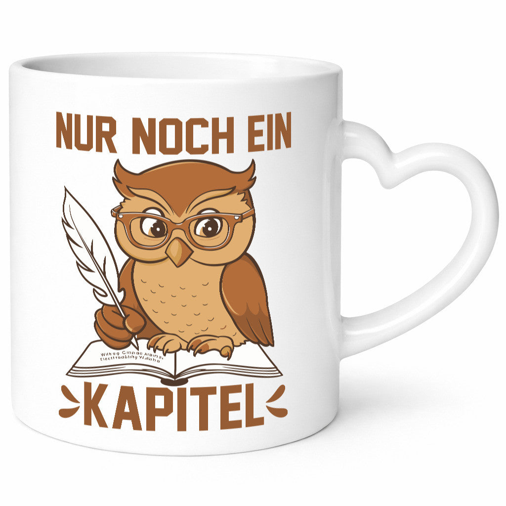 Nur noch ein Kapitel | Eule Geschenkidee Humor Tasse
