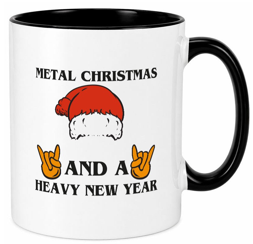 Metal Christmas | Motiv Tasse Rocker Heavy Humor Geschenkidee