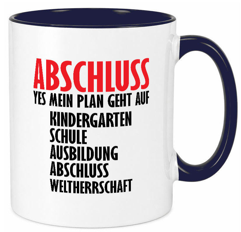 Abschluss Bachelor Geschenkidee Humor Tasse