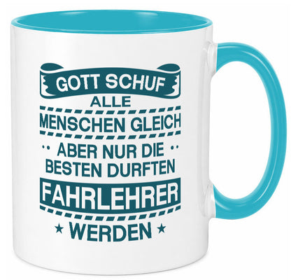 Alle Menschen gleich, die Besten sind Fahrlehrer | Sterne Humor Geschenkidee