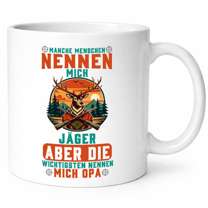 Die wichtigsten nenne mich Opa | Jäger Großvater Geschenk Familie Geschenkidee