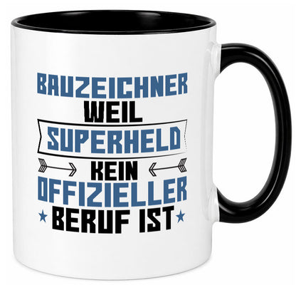 Superheld Bauzeichner | Zeichner Geschenk Humor Geschenkidee lustiger Spruch