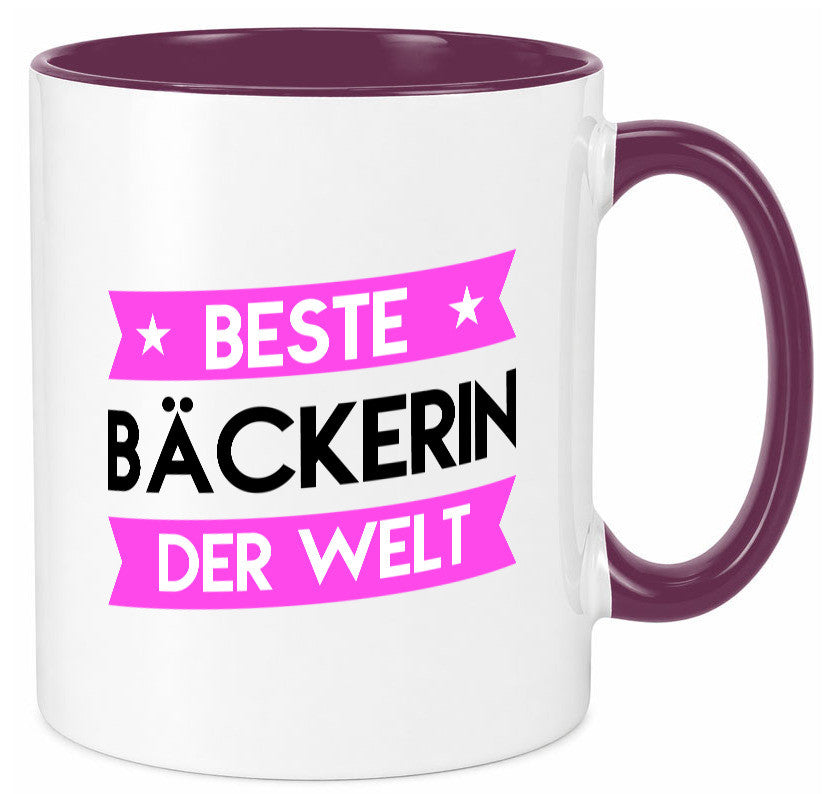 Beste Bäckerin | Bäckerei Frauen Backen lustig Humor Geschenkidee Geschenk Tasse