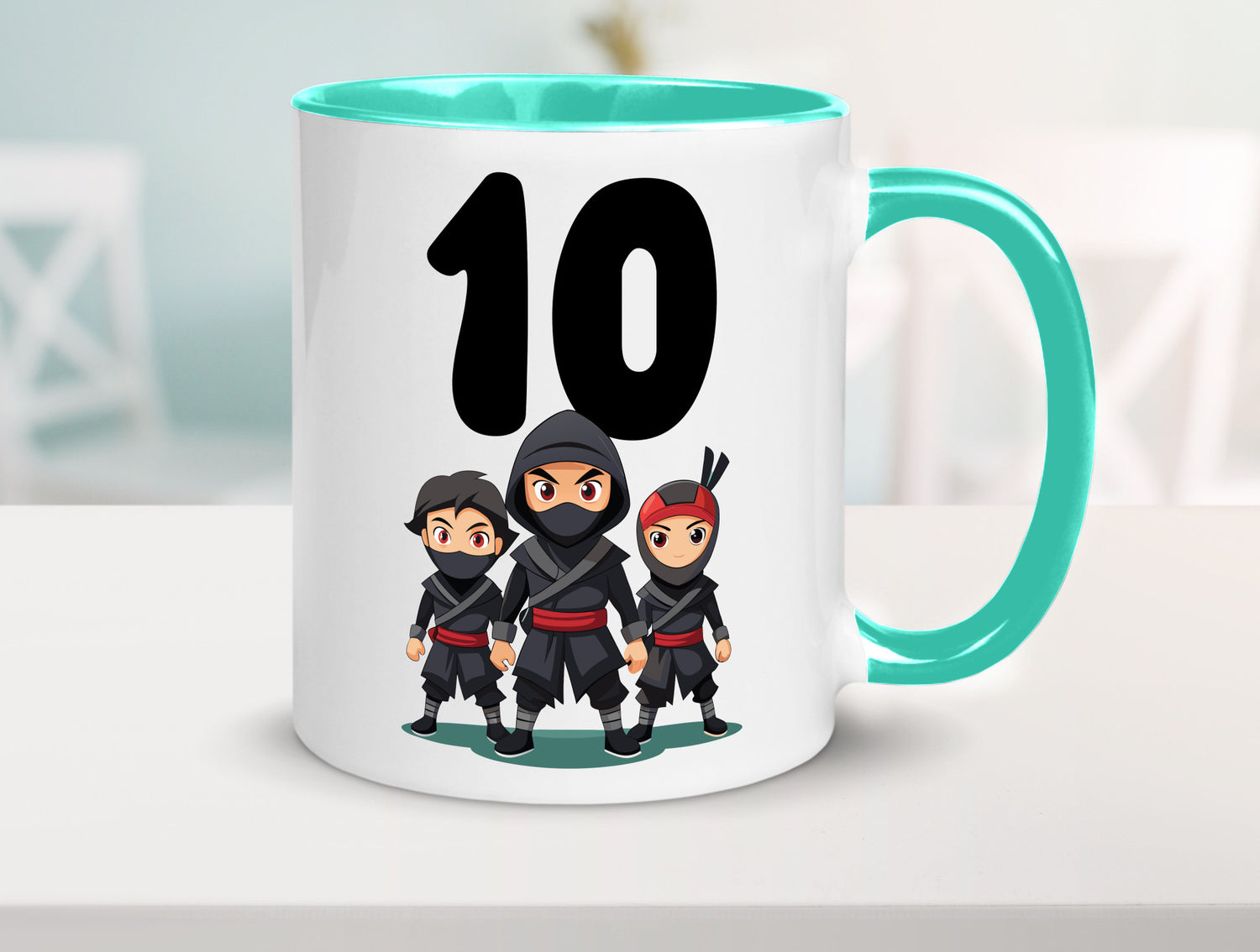 10. Geburtstag | 10 Jahre Ninja Humor Geschenkidee Tasse