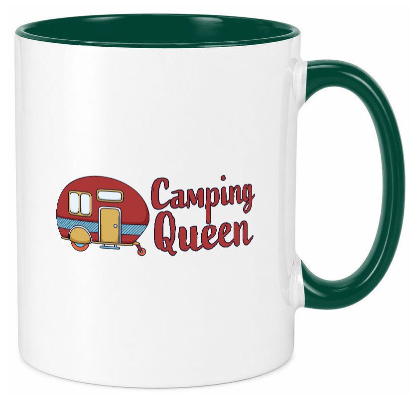 Camping Queen | Wohnanhänger Geschenk Humor Geschenkidee lustiger Spruch Tasse