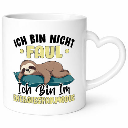 Bin im Energiesparmodus | Faultier v2 lustig Tierliebhaber Humor Geschenk Tasse