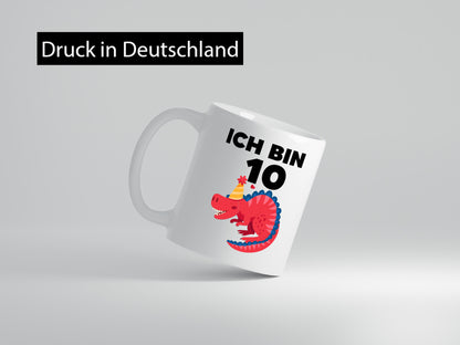 10. Geburtstag | Dino Dinosaurier 10 Jahre lustiger Spruch Geschenk