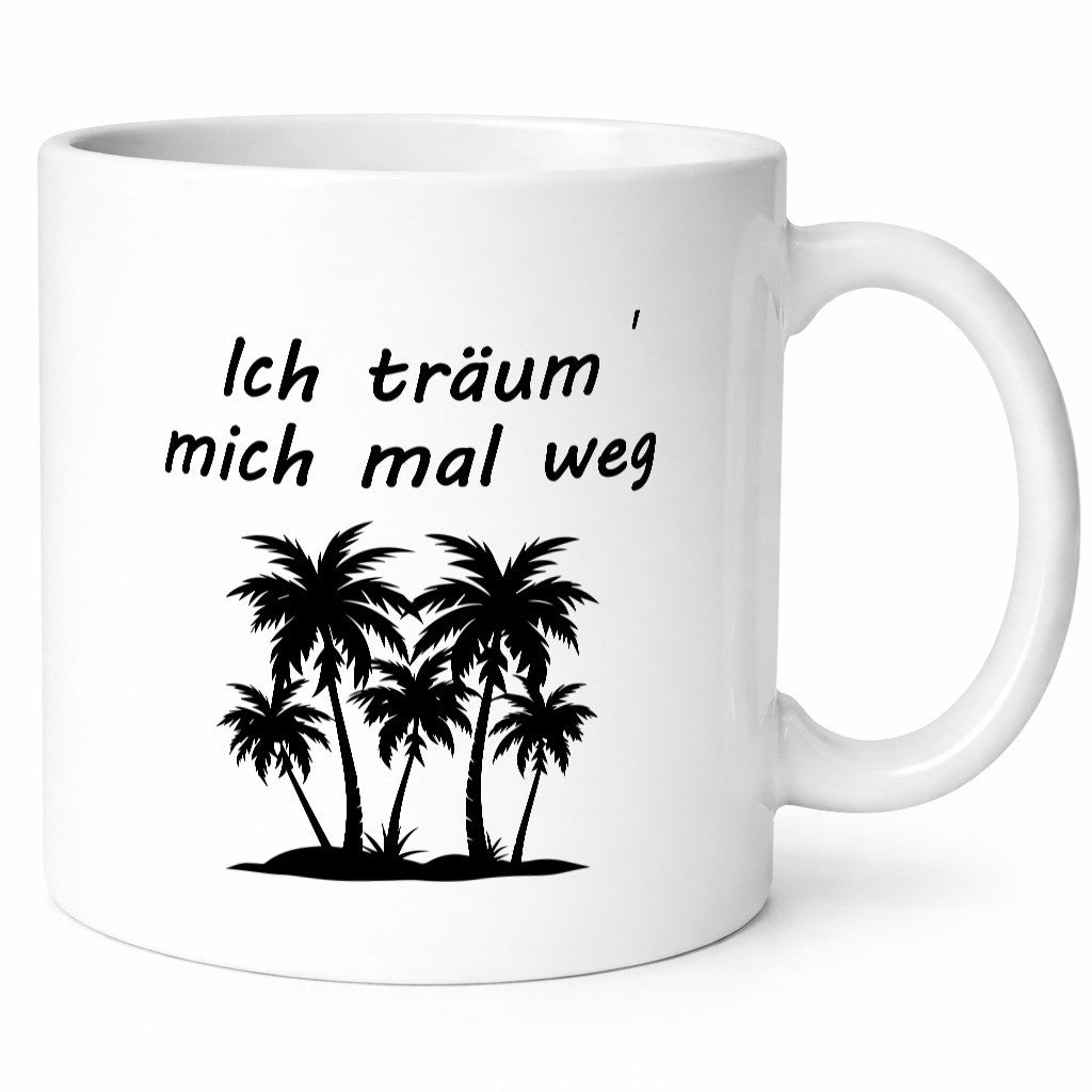 Ich Träum mich mal weg | Urlaub Palmen Strand lustig Humor Geschenkidee