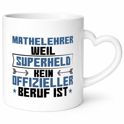 Superheld Mathelehrer | Lehrer Mathe lustig Humor Geschenkidee Geschenk Tasse