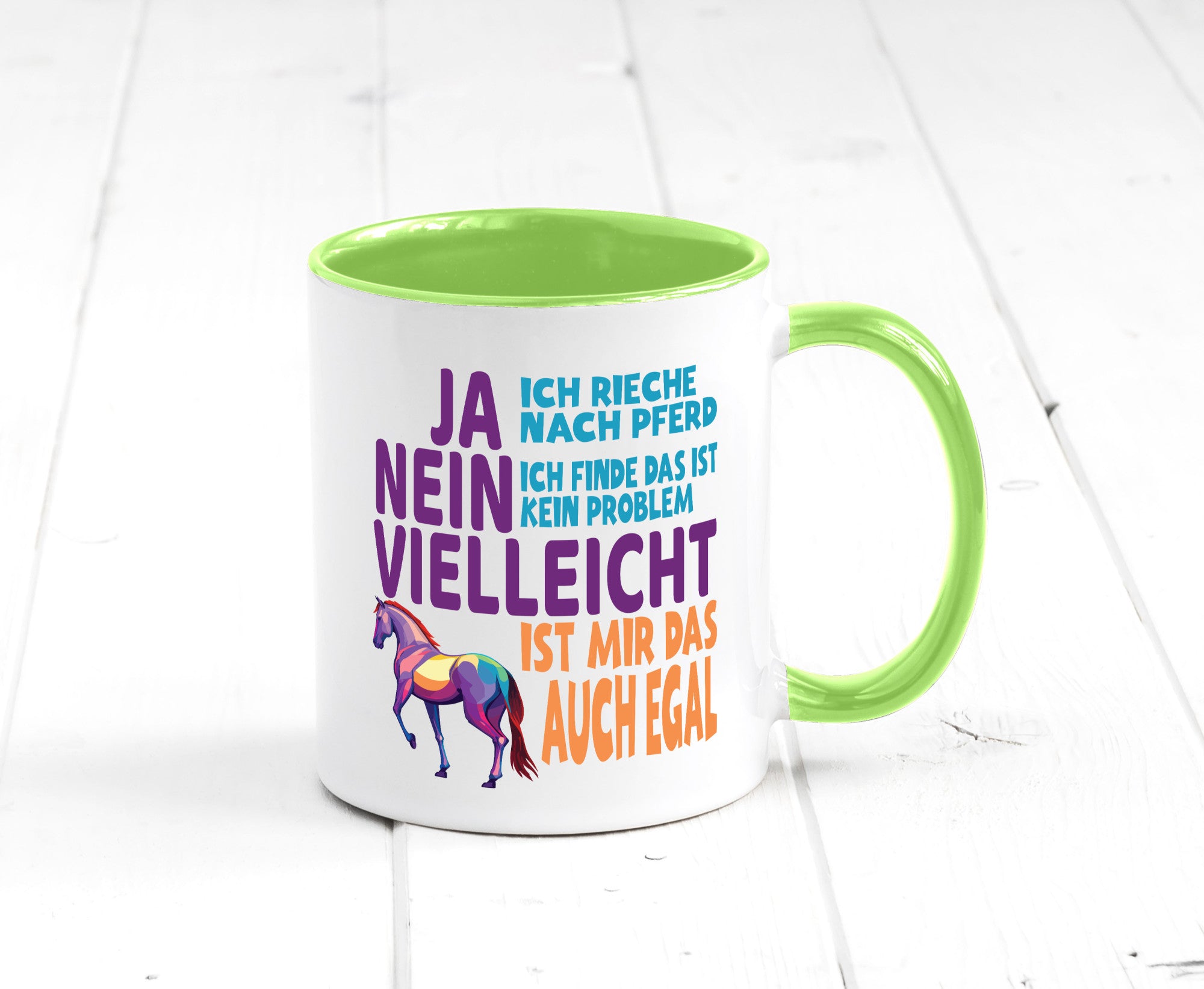 Ja ich Rieche nach Pferd | Reiten Pferdestall lustiger Spruch Geschenk Humor