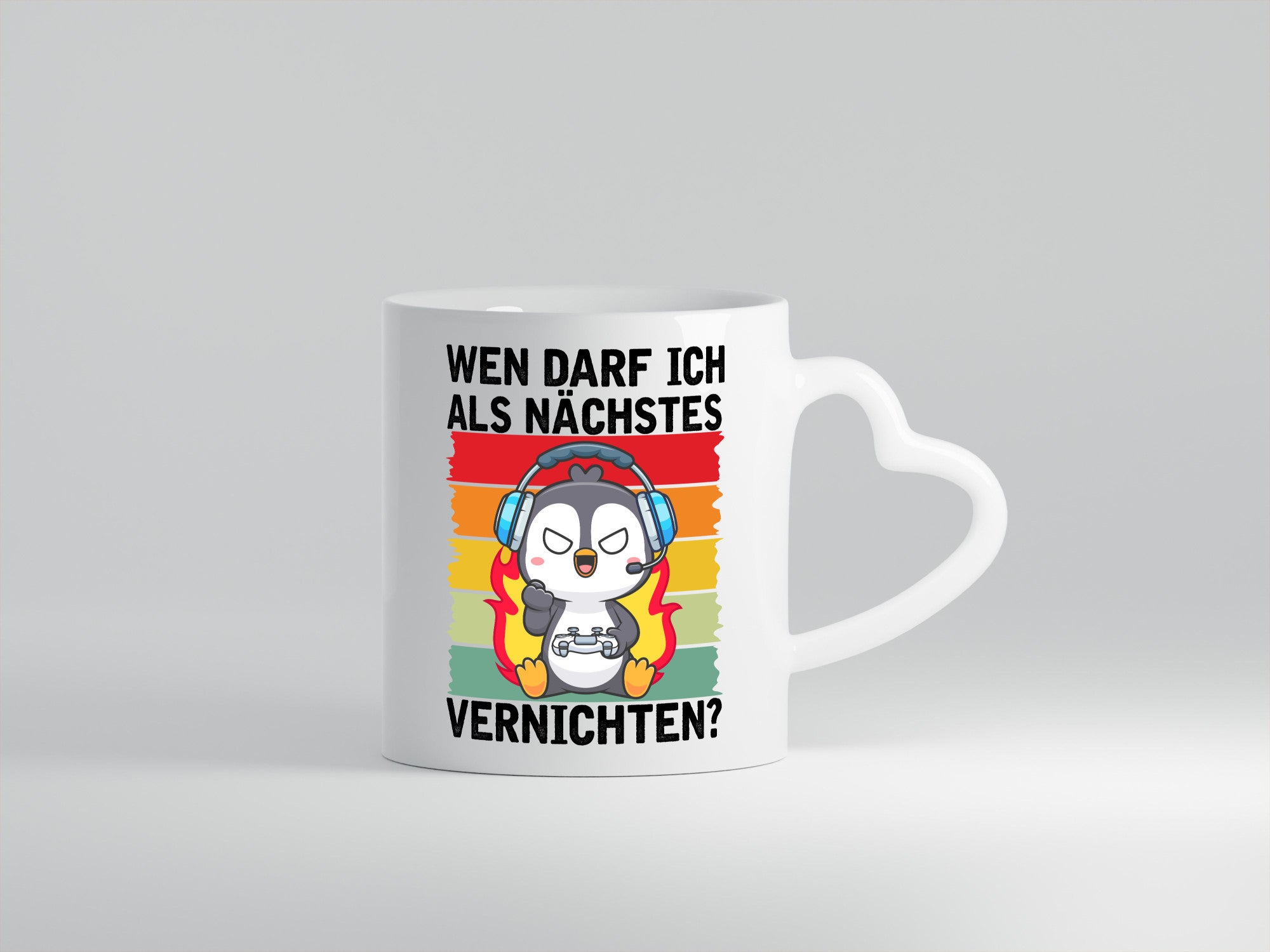 Wenn darf ich Vernichtn | Gamer Konsole Zocken v2 Humor Geschenkidee Tasse
