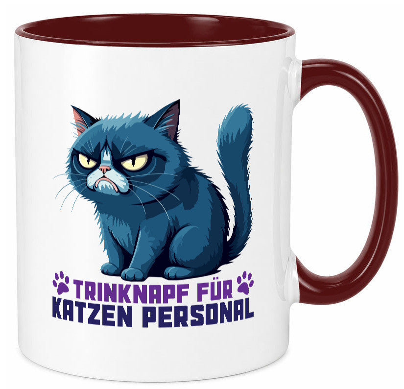 Katzen Personal | Katzenbesitzer Tasse Katze Humor vl8 Geschenkidee