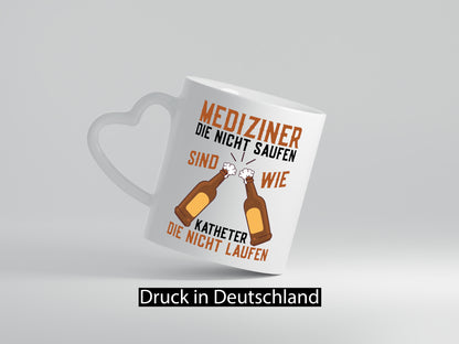 Mediziner die nicht saufen | Arzt Ärztin Alkoholiker lustiger Spruch Geschenk