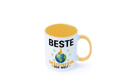 Welt Beste Designerin | Mode lustiger Spruch Geschenk Humor Geschenkidee Tasse