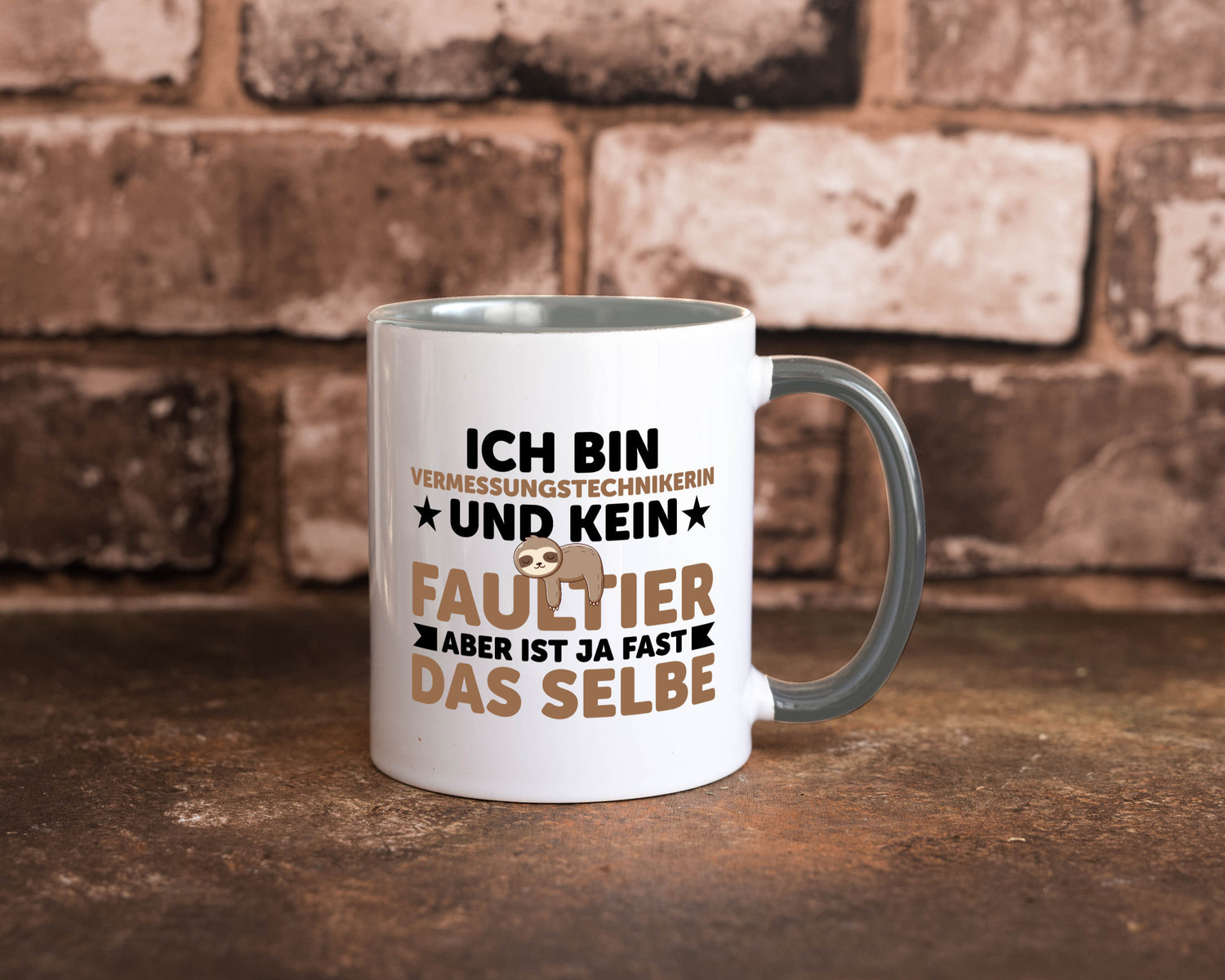 Ich bin kein Faultier: Vermessungstechnikerin | Techniker v2 lustiger Spruch