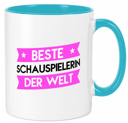 Beste Schauspielerin | Theater lustiger Spruch Geschenk Humor Geschenkidee Tasse