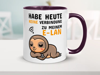 Keine Verbindung lustig Humor Geschenkidee Geschenk Tasse