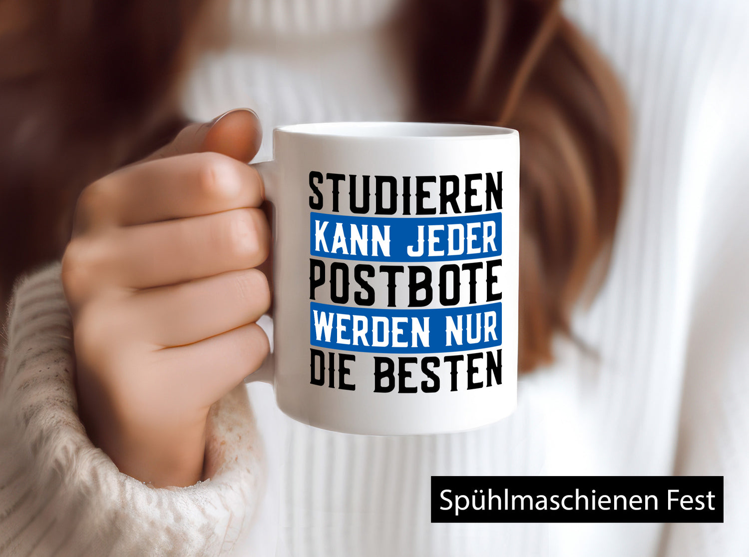 Studieren kann jeder | Postbote Briefträger Zusteller lustiger Spruch Geschenk