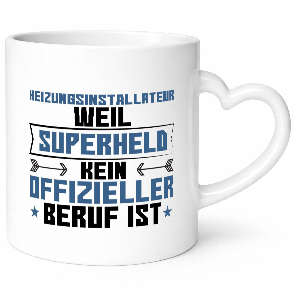 Superheld Heizungsinstallateur | Hotel lustig Humor Geschenkidee Geschenk Tasse