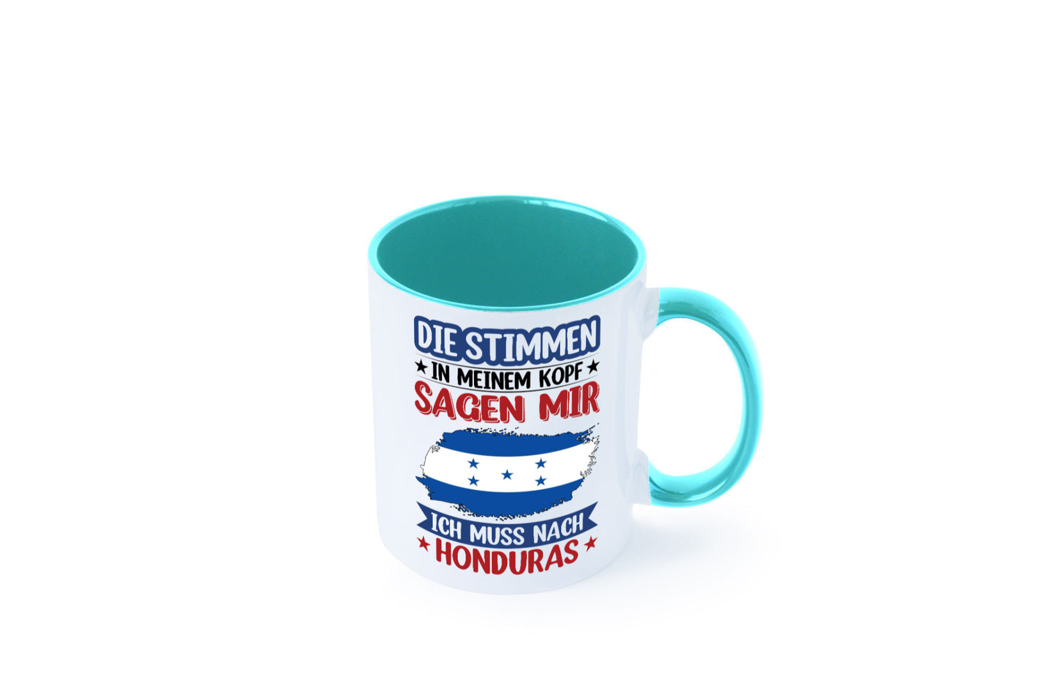 Honduras | Urlaub Stimmen in meinem Kopf Traumland Geschenkidee Humor Tasse