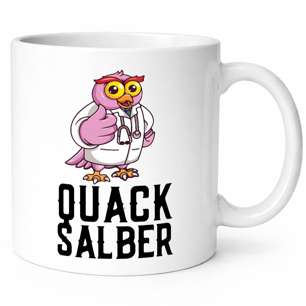 Quacksalber | witzige Ente Comic Arzt Ärztin lustiger Spruch Geschenk Humor