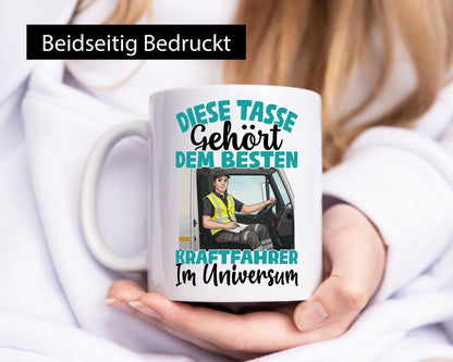 Im Universum: Kraftfahrer | Lastwagen LKW Fahrer lustig Humor Geschenkidee