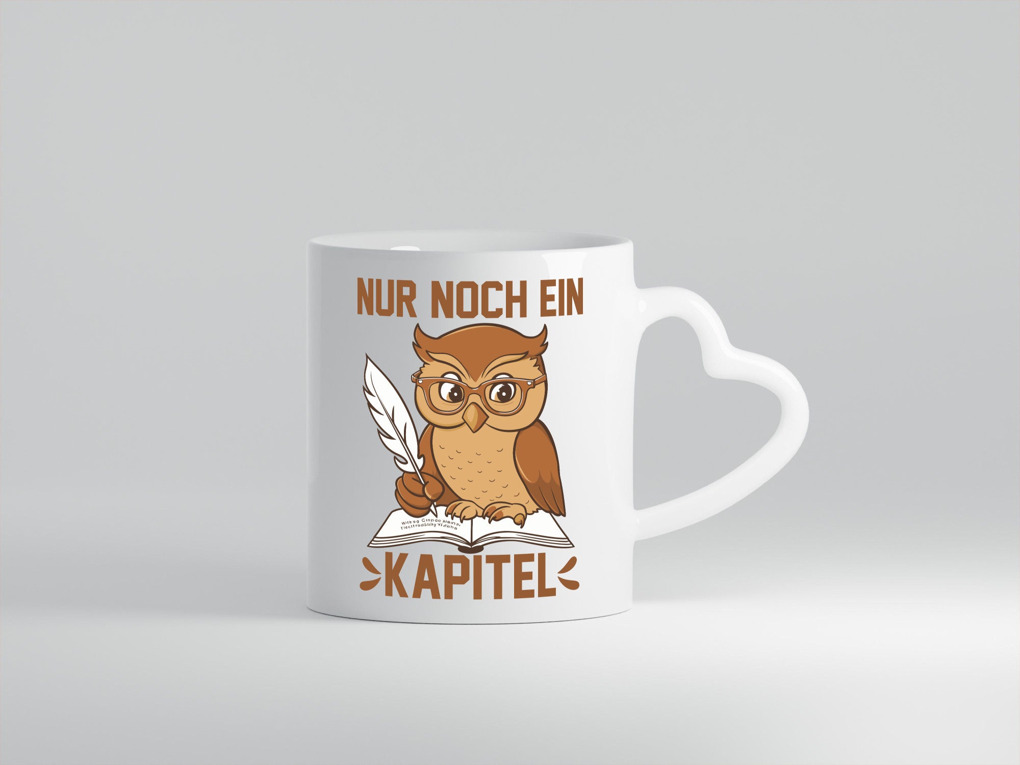 Nur noch ein Kapitel | Eule Geschenkidee Humor Tasse